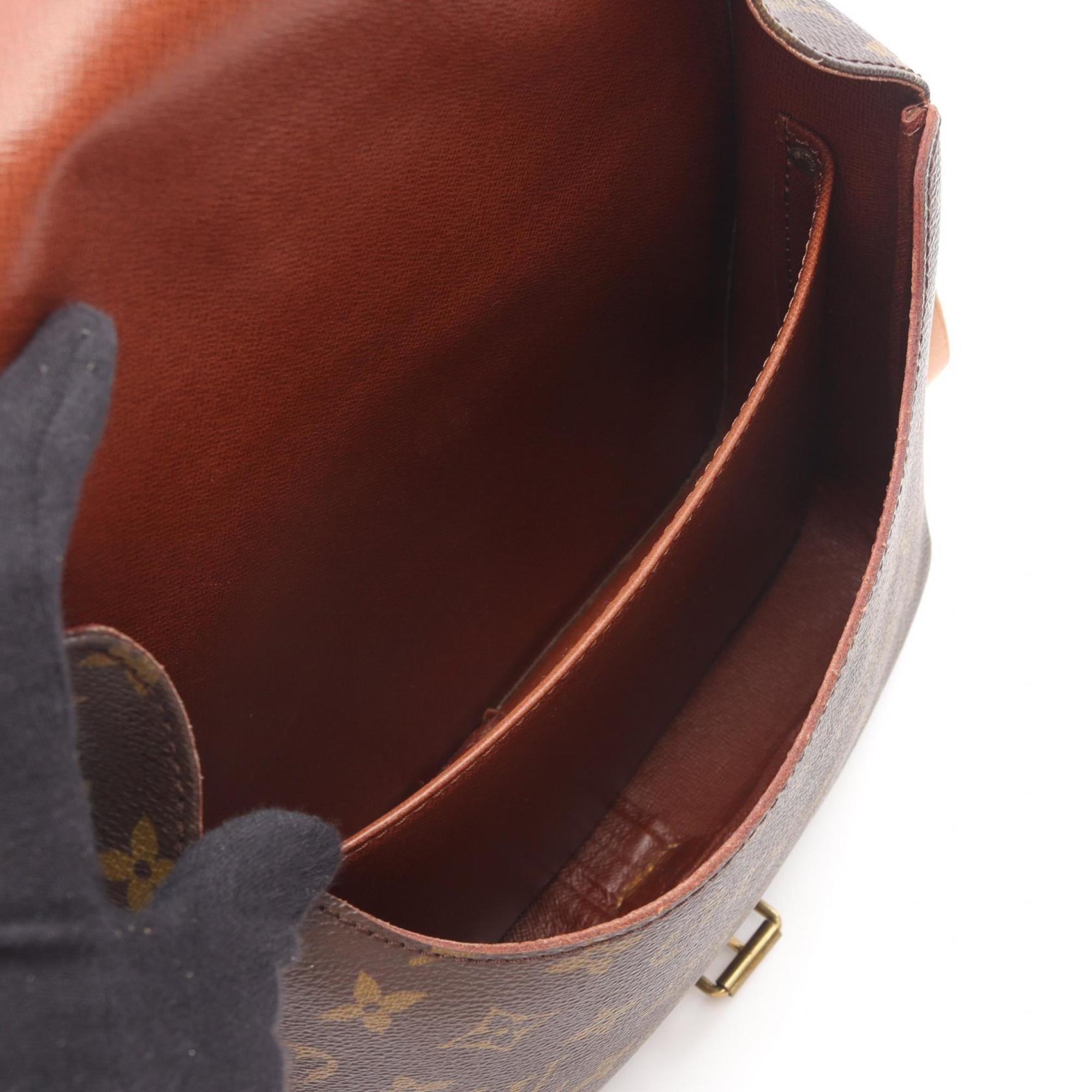 Louis Vuitton Brown Coated Canvas Pvc Leather Shoulder Bag (Pre-Owned)