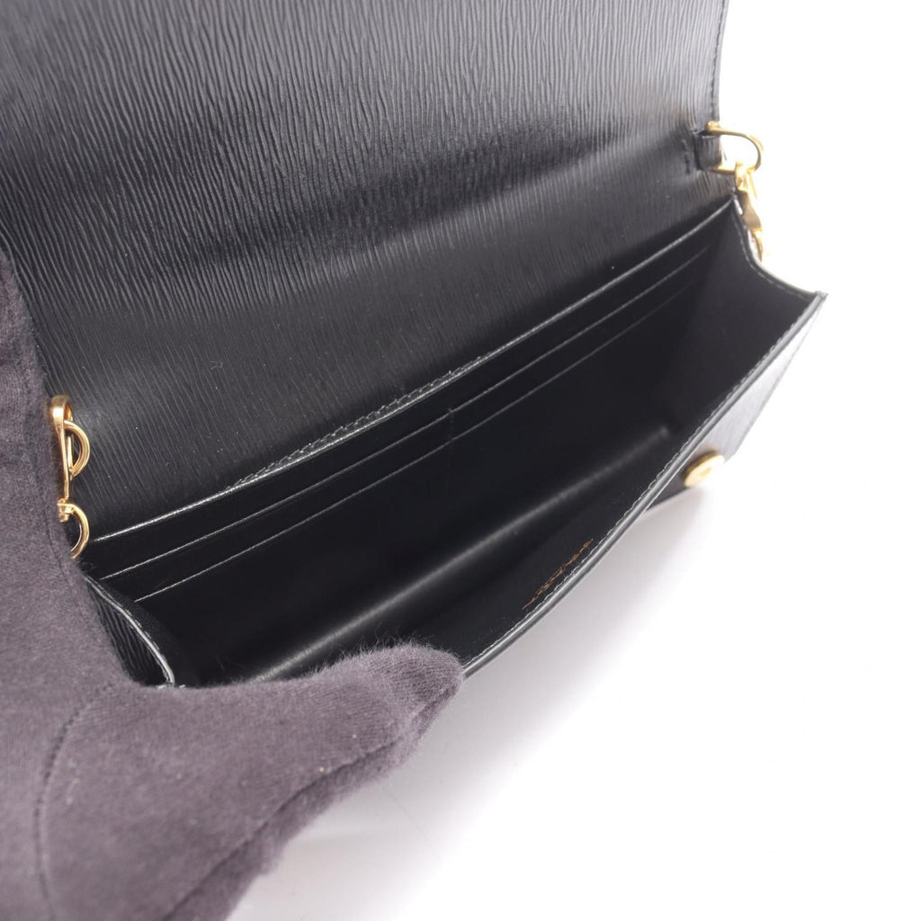 Prada Black Leather Shoulder Bag (Pre-Owned)