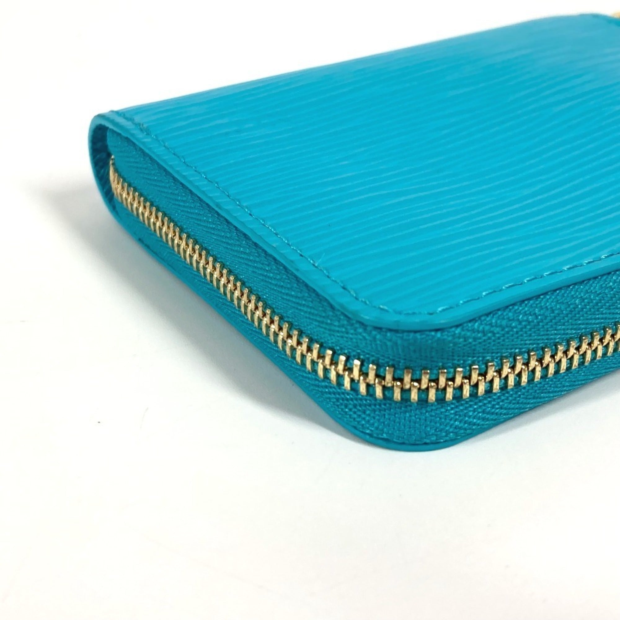Louis Vuitton Epi Blue Epi Leather Coin Purse/Coin Case (Pre-Owned)