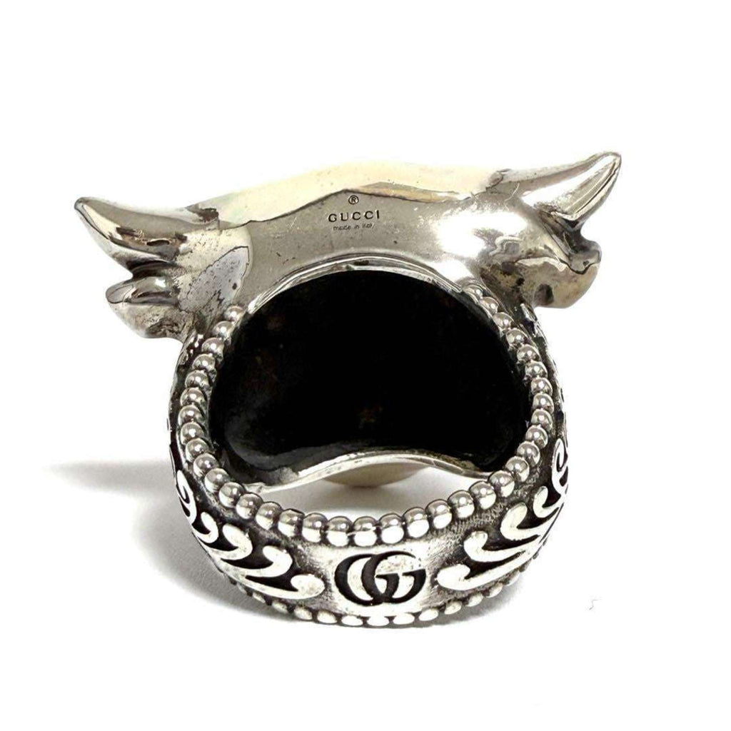 Gucci Silver 925 Band Ring (Pre-Owned)