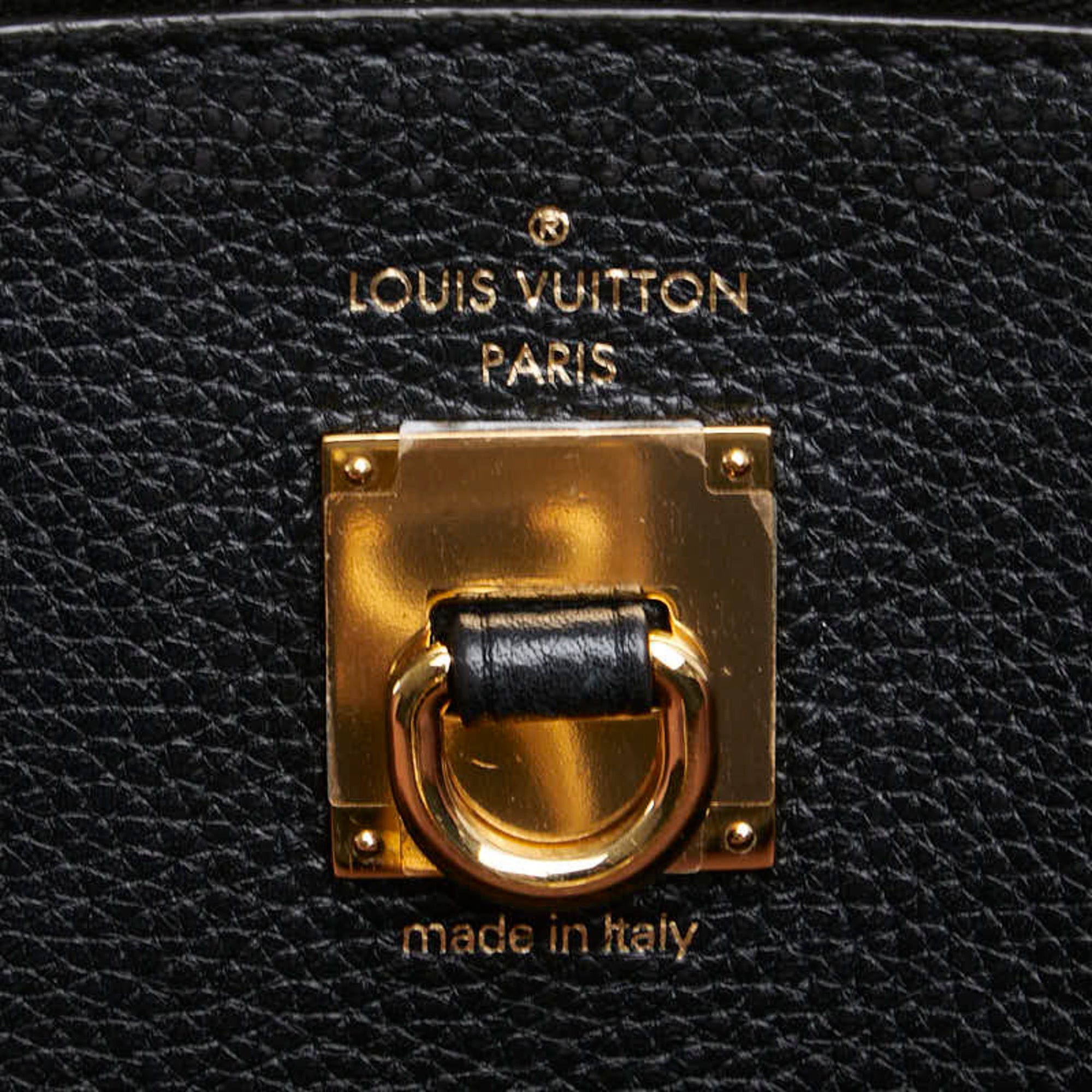 Louis Vuitton Beige Noir Vanilla Leather Handbag Shoulder Bag (Pre-Owned)
