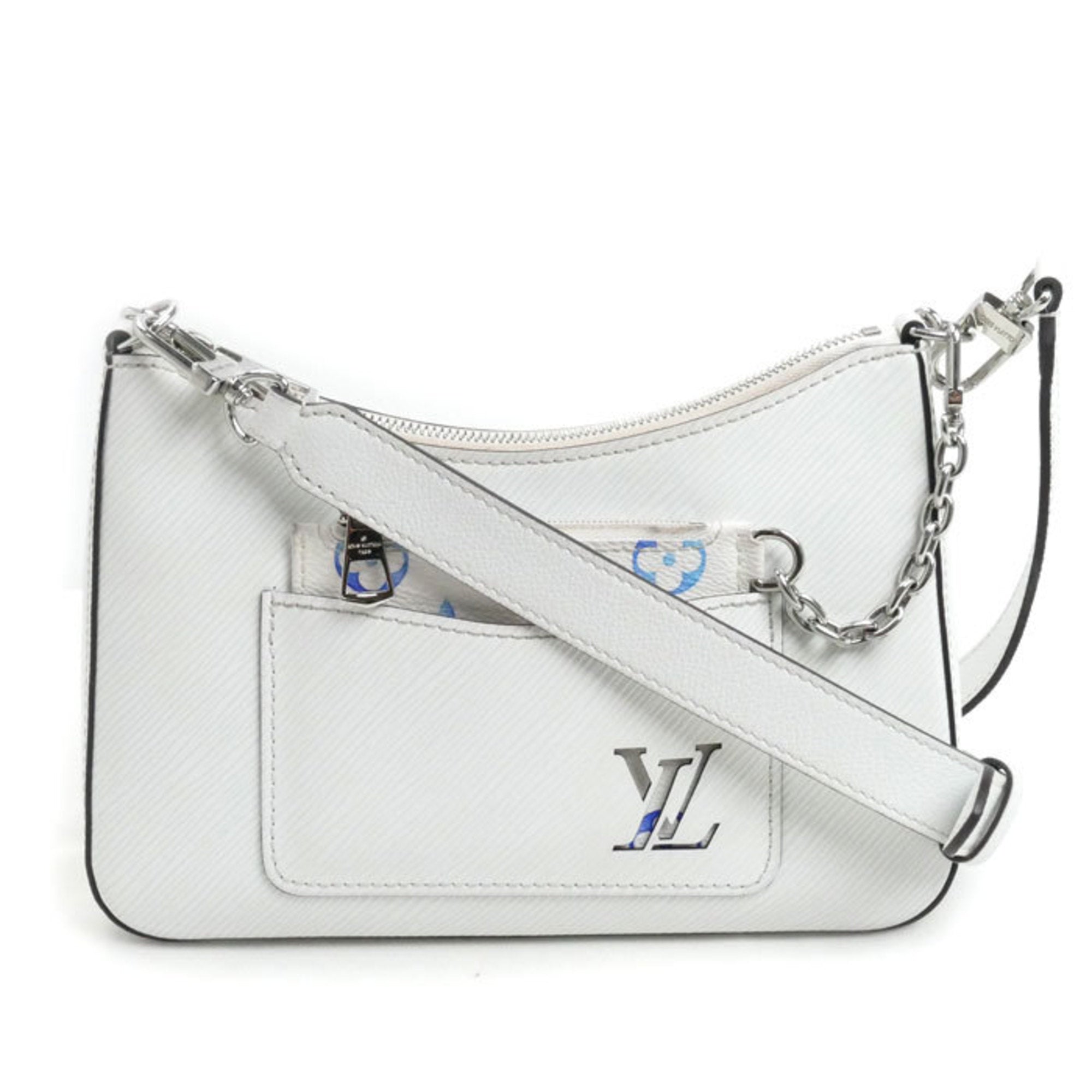 Louis Vuitton White Epi Leather Shoulder Bag (Pre-Owned)