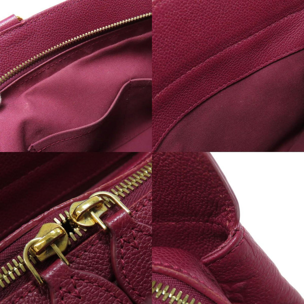 Louis Vuitton Red Color Monogram Empreinte Tote Bag (Pre-Owned)