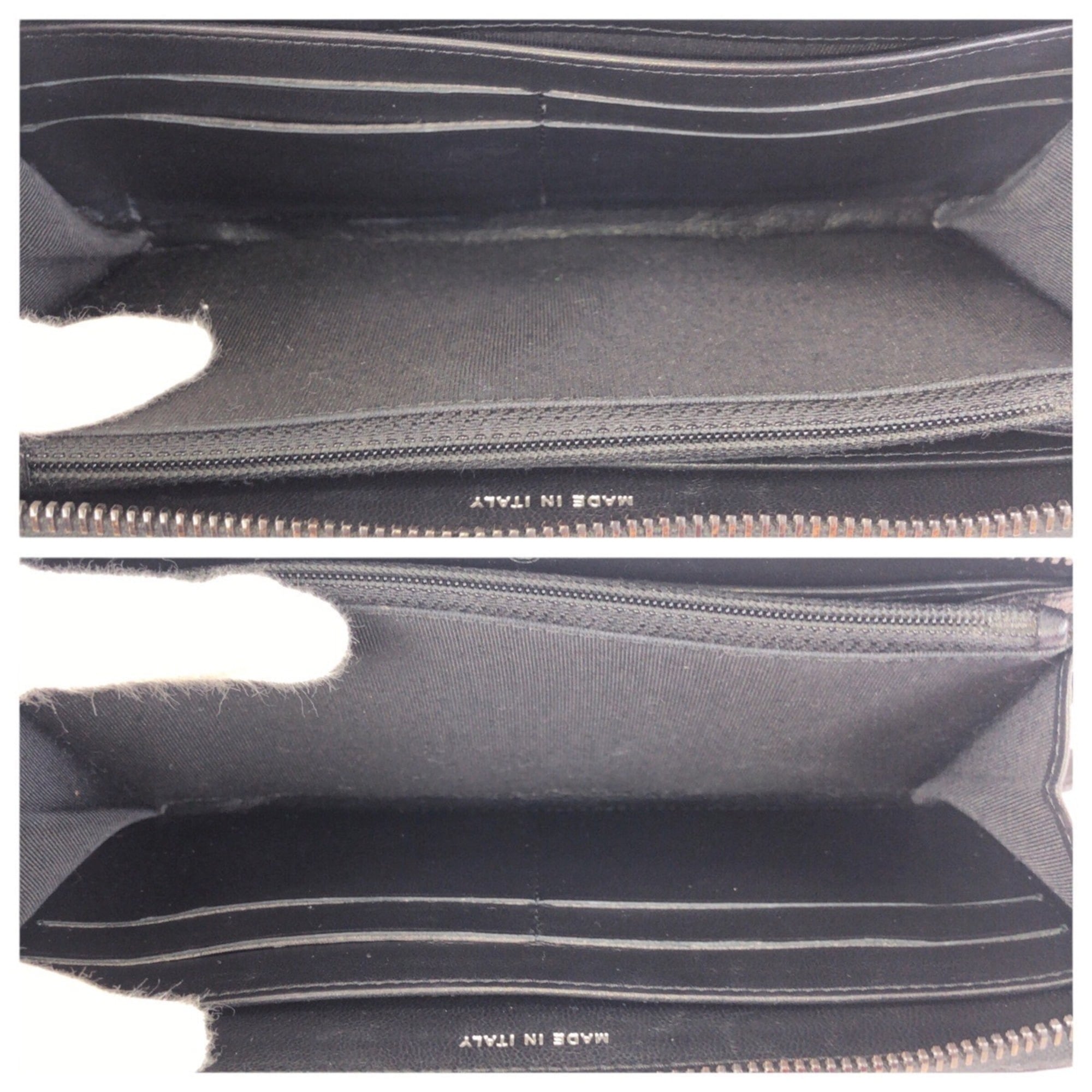 Chanel Black Leather Long Wallet (Bi-Fold) (Pre-Owned)