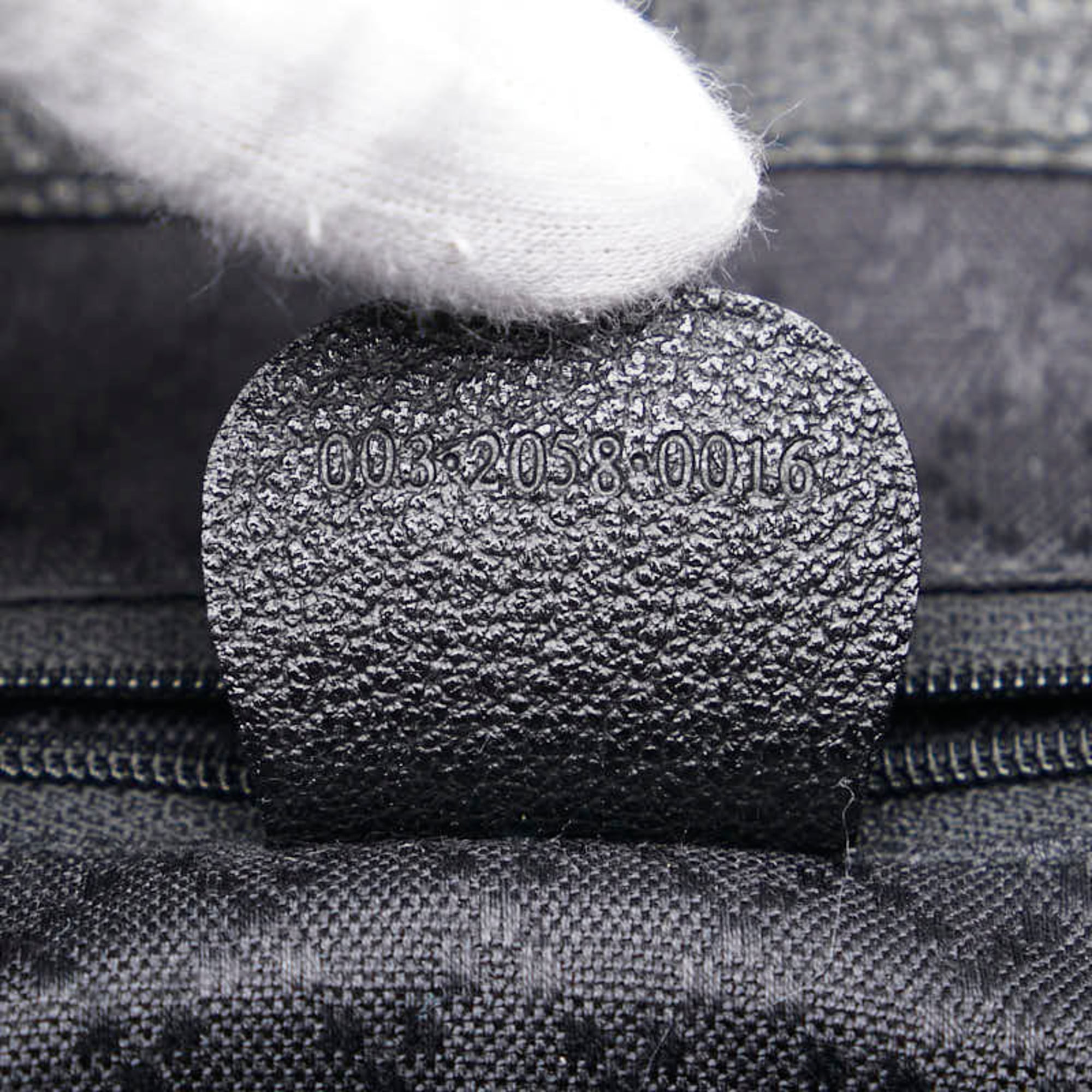 Gucci Bamboo Black Suede Leather Backpack (Pre-Owned)