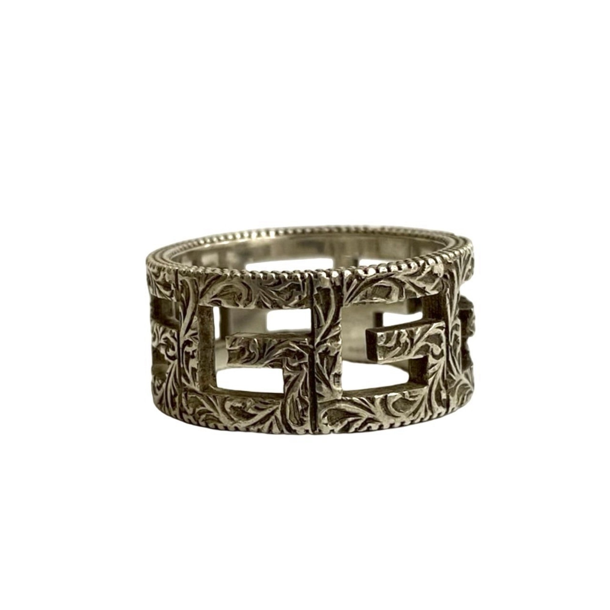 Gucci Silver Silver 925 Band Ring (Pre-Owned)