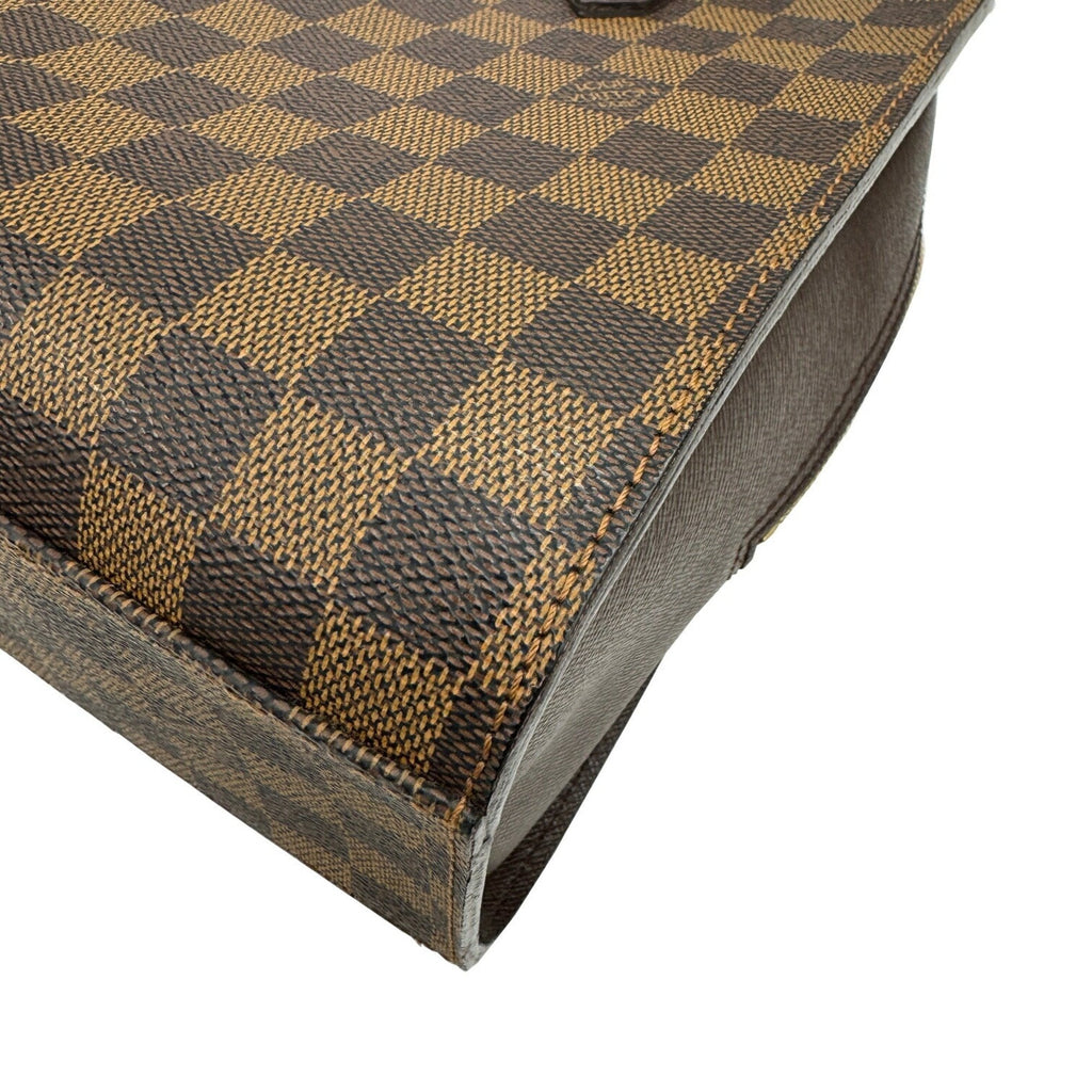 Louis Vuitton Damier Brown Damier Canvas Handbag (Pre-Owned)