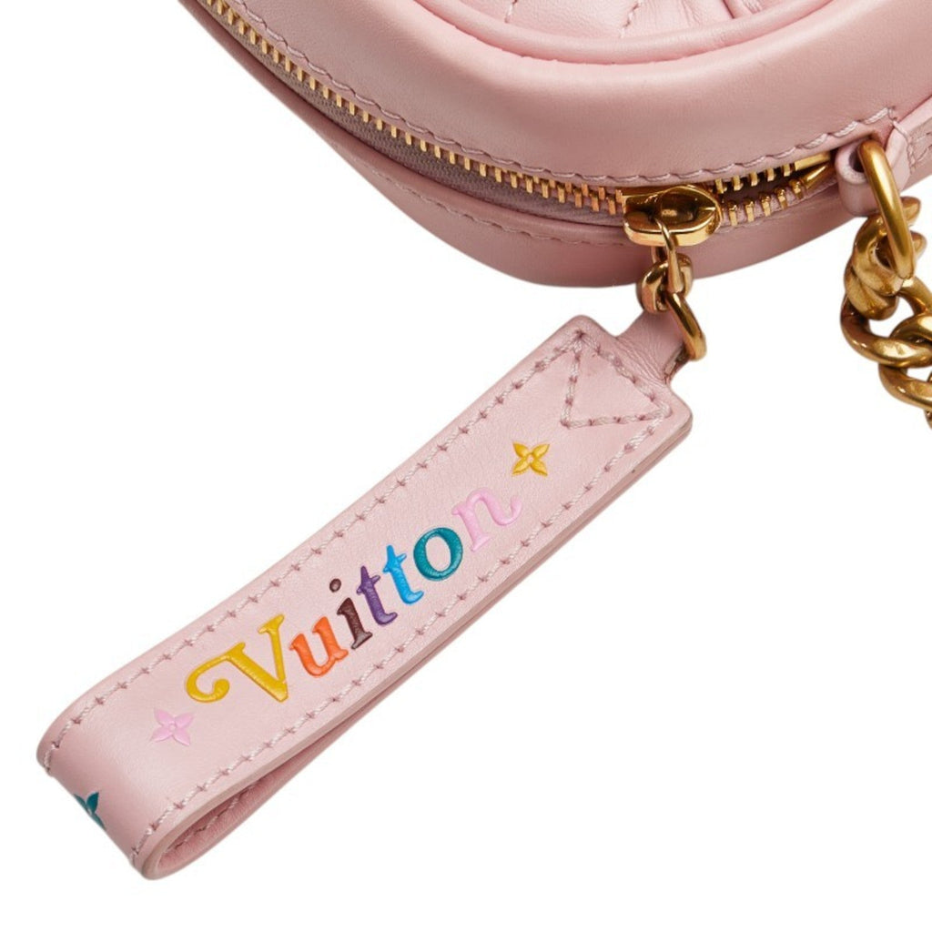 Louis Vuitton Pink Leather Shoulder Bag (Pre-Owned)