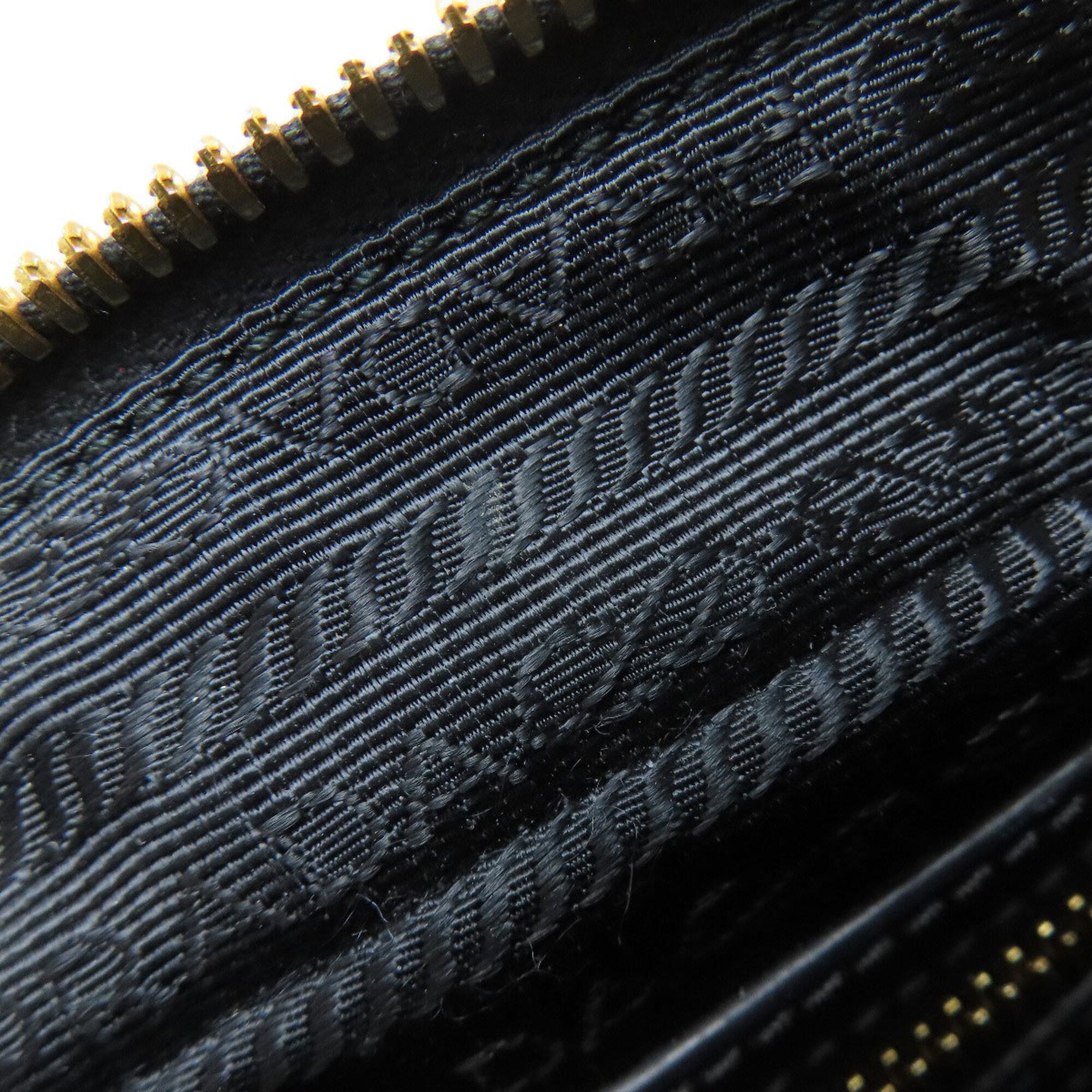 Prada Black Canvas Shoulder Bag (Pre-Owned)