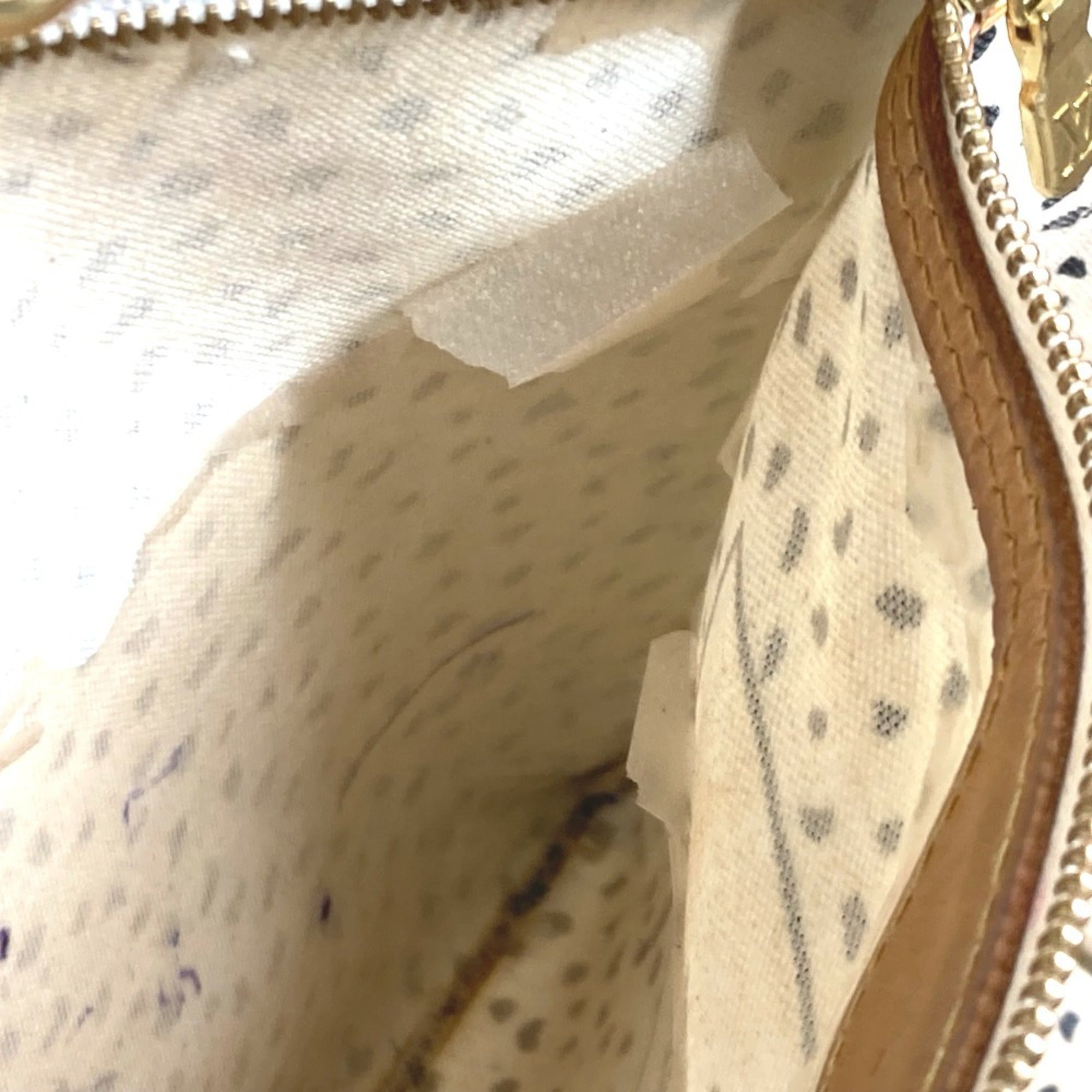 Louis Vuitton Brown Monogram White Monogram Shoulder Bag Tote Bag (Pre-Owned)