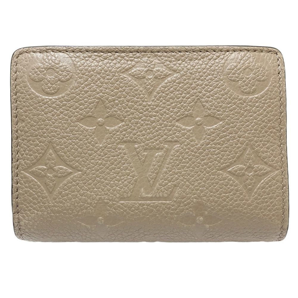 Louis Vuitton Tourterelle Leather Wallet (Bi-Fold) (Pre-Owned)