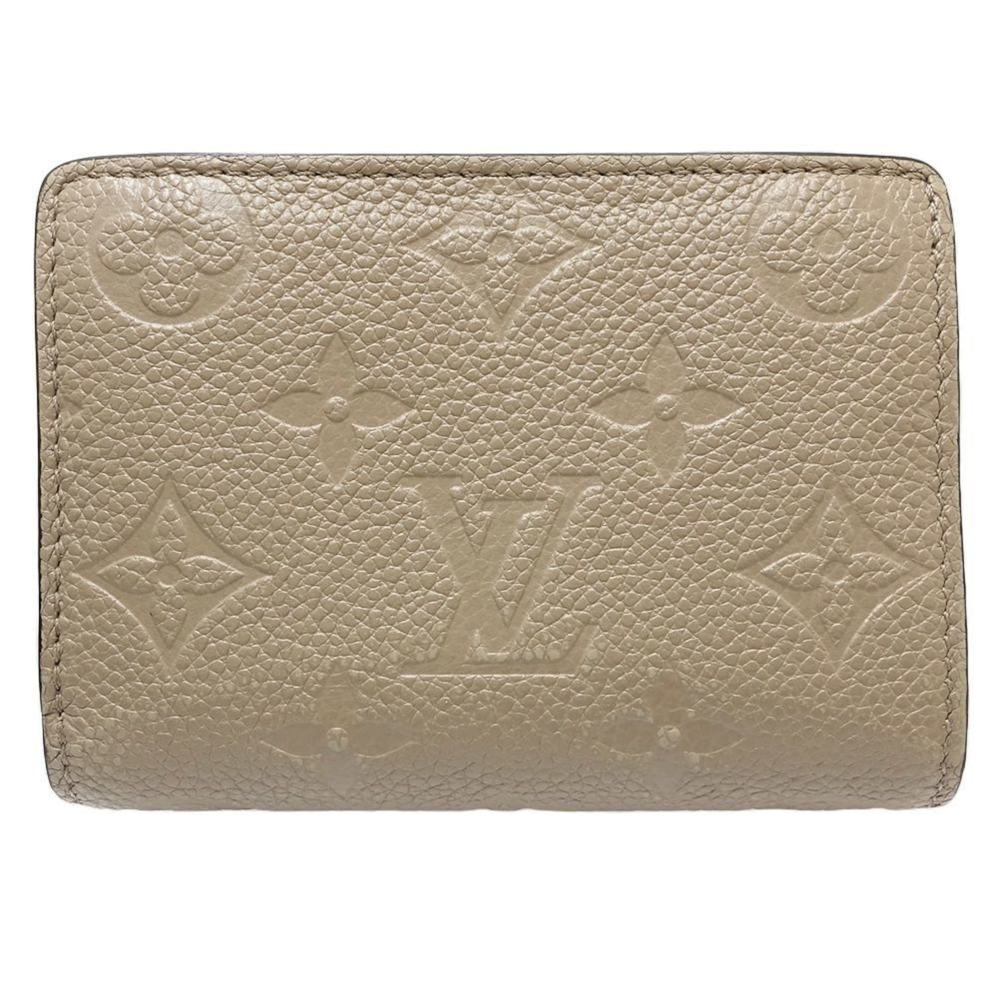 Louis Vuitton Tourterelle Leather Wallet (Bi-Fold) (Pre-Owned)