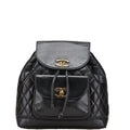 Chanel Black Leather Backpack (Pre-Owned)
