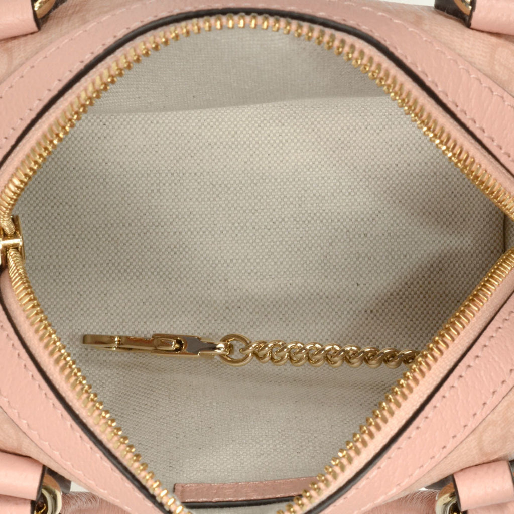 Gucci Ophidia Pink Gg Supreme Handbag Shoulder Bag (Pre-Owned)