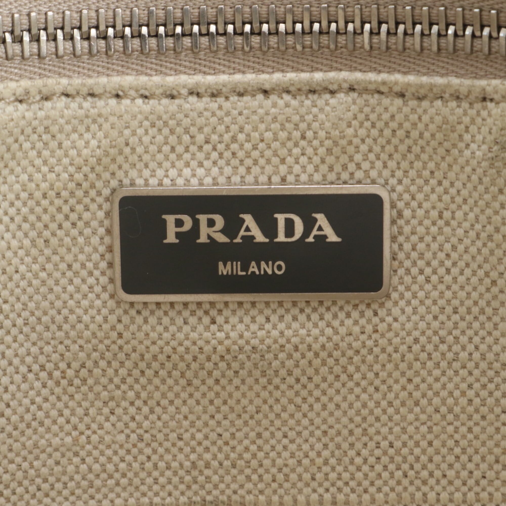 Prada Saffiano Gray Leather Handbag Tote Bag (Pre-Owned)