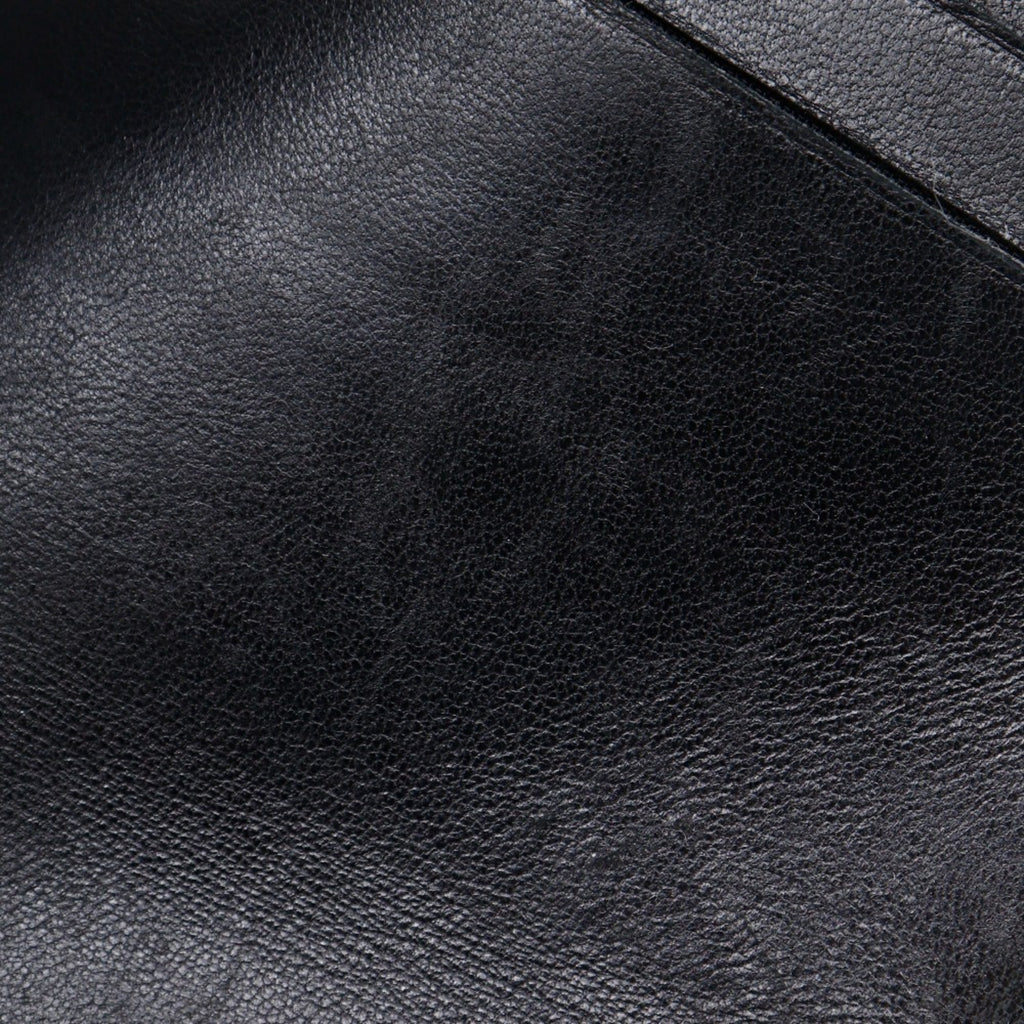 Chanel Black Patent Leather Wallet (Tri-Fold) (Pre-Owned)