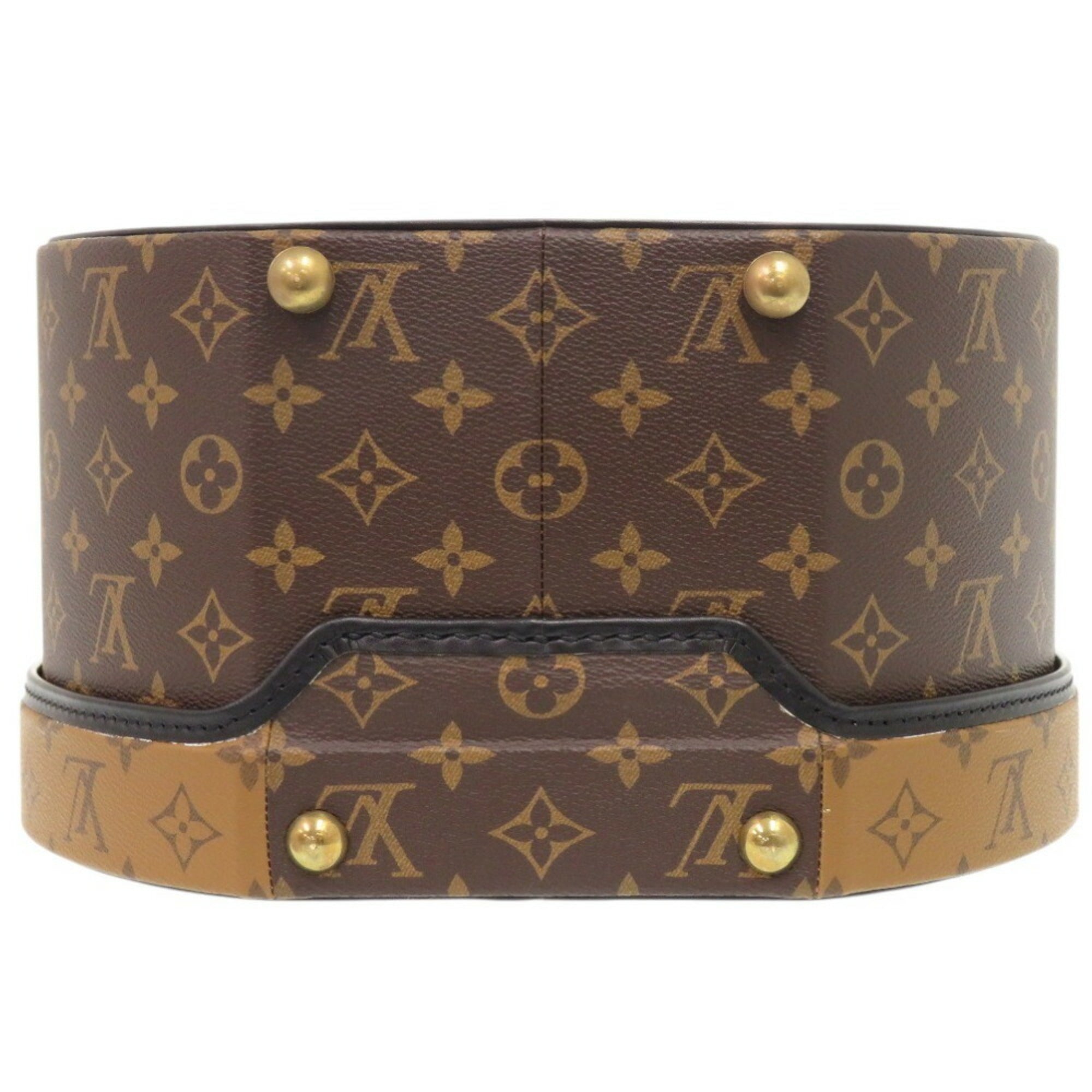 Louis Vuitton Brown Monogram Reverse Monogram Handbag (Pre-Owned)