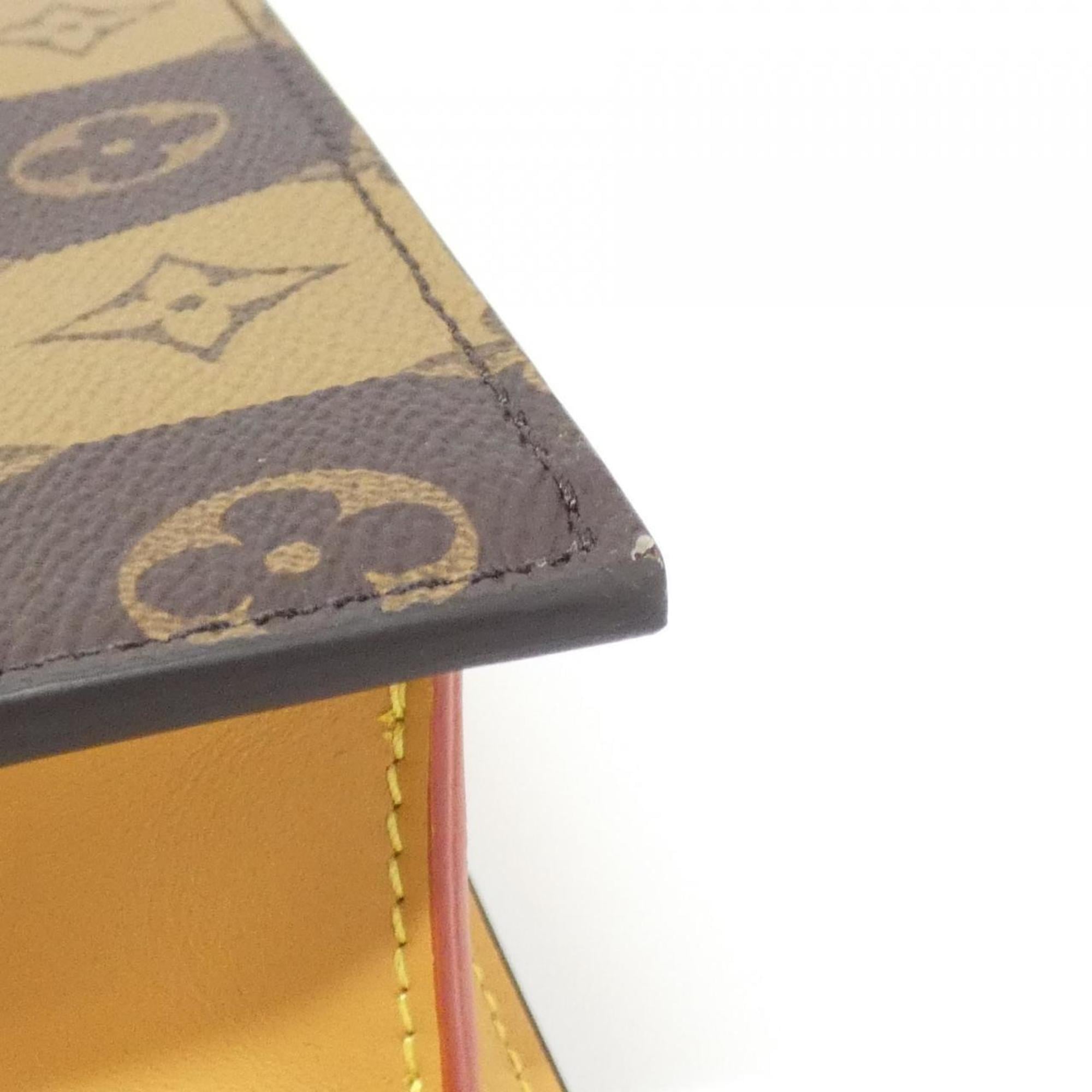 Louis Vuitton Monogram Marron Coated Canvas Handbag (Pre-Owned)