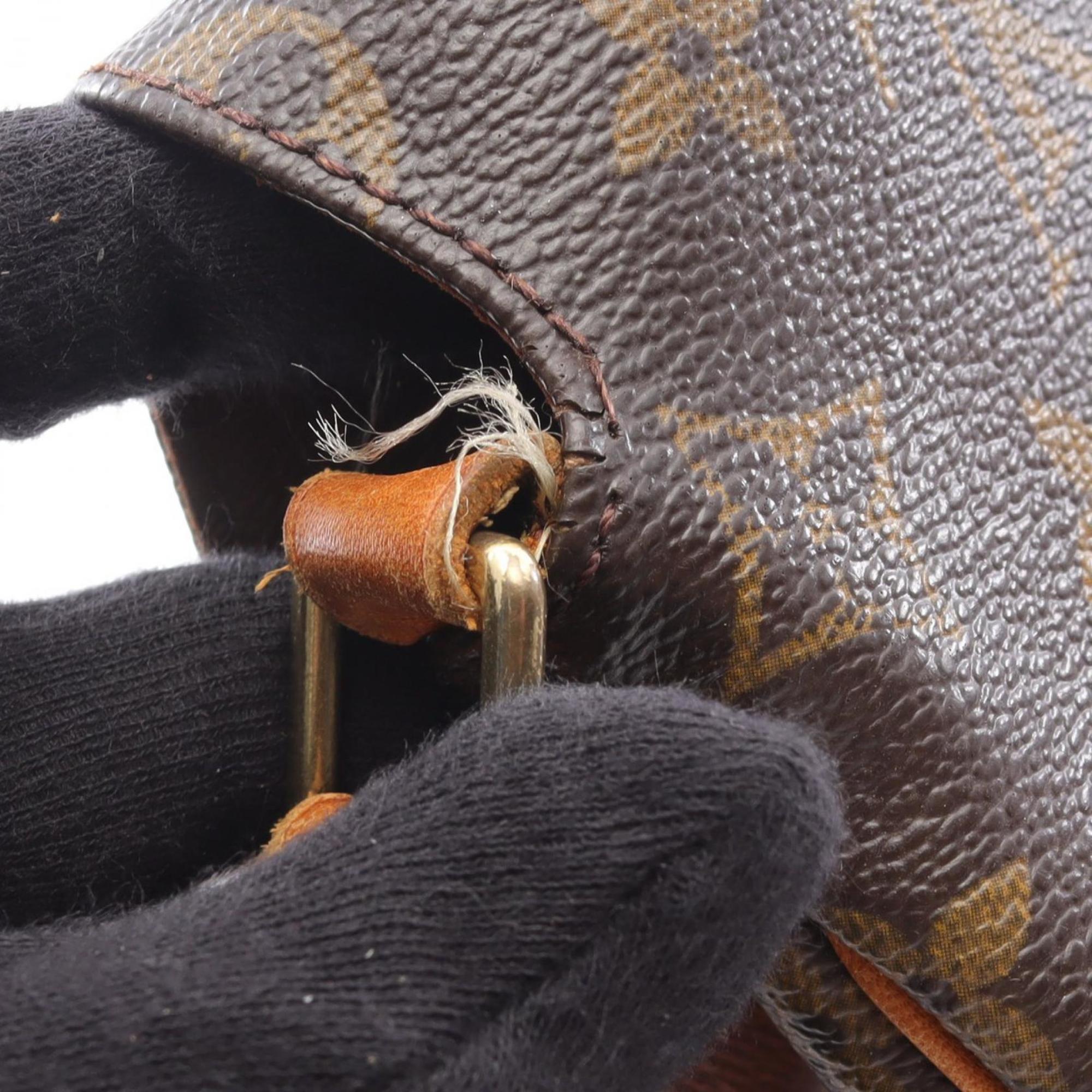 Louis Vuitton Brown Coated Canvas Pvc Leather Shoulder Bag (Pre-Owned)