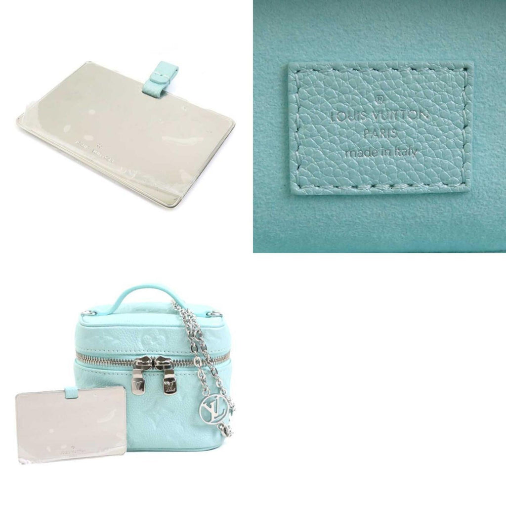 Louis Vuitton Light Blue Monogram Empreinte Handbag Shoulder Bag (Pre-Owned)