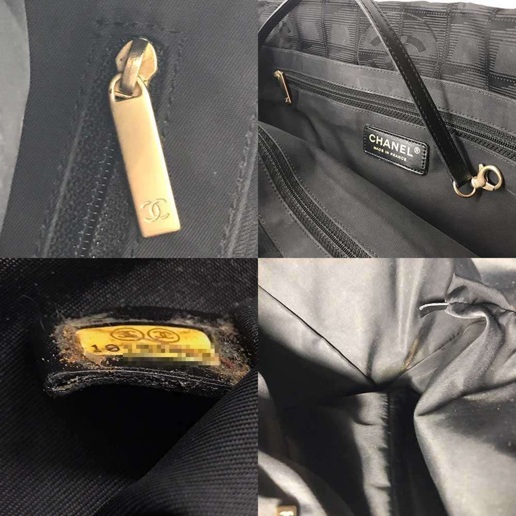 Chanel Black Nylon Tote Bag (Pre-Owned)