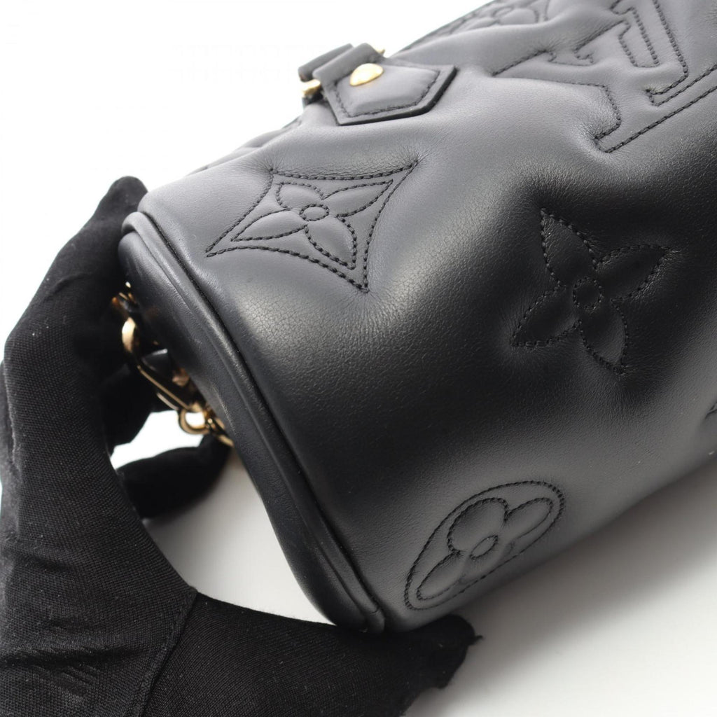 Louis Vuitton Black Noir Leather Handbag (Pre-Owned)