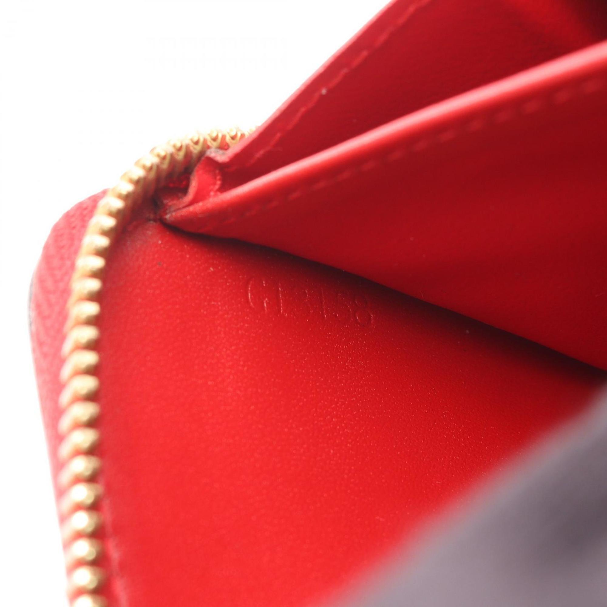 Louis Vuitton Cerise Red Color Vernis Leather Long Wallet (Bi-Fold) (Pre-Owned)