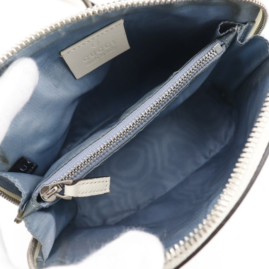 Gucci White Leather Shoulder Bag (Pre-Owned)