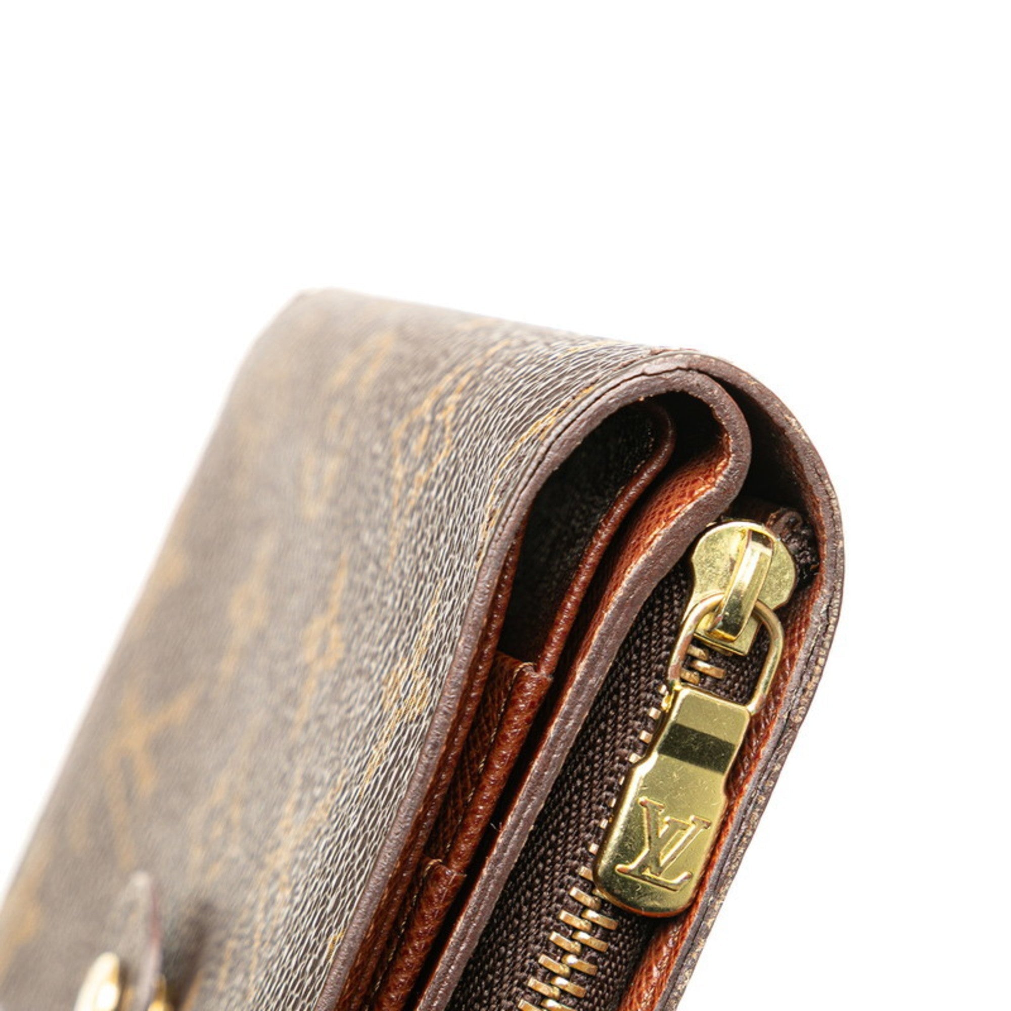 Louis Vuitton Brown Pvc Leather Wallet (Bi-Fold) (Pre-Owned)