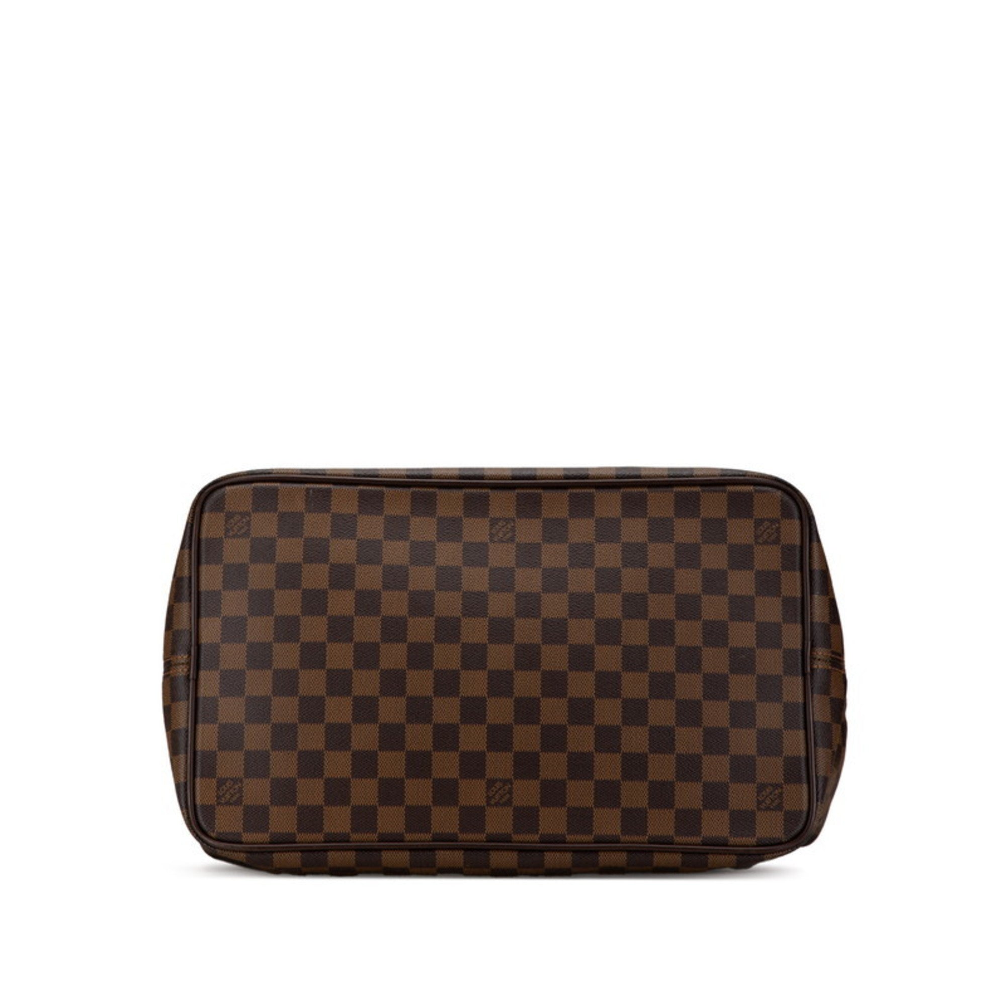Louis Vuitton Brown Pvc Leather Boston Bag (Pre-Owned)