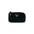 Prada Black Leather Coin Purse/Coin Case (Pre-Owned)