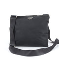 Prada Black Nylon Leather Shoulder Bag (Pre-Owned)
