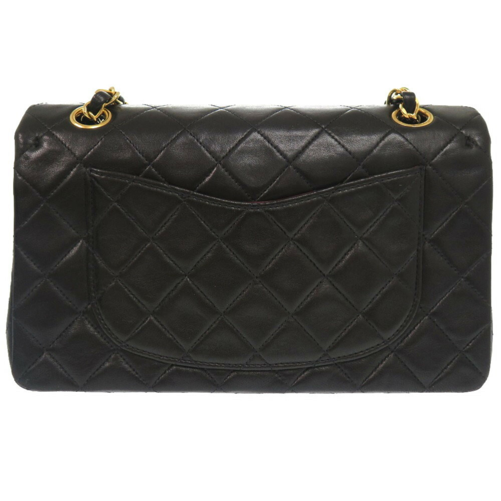 Chanel Black Leather Shoulder Bag (Pre-Owned)