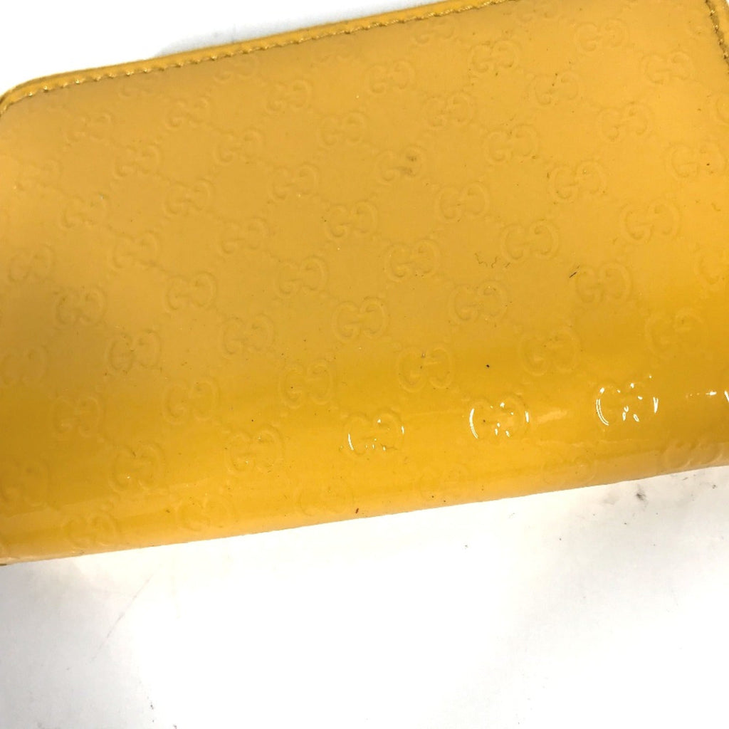Gucci Yellow Patent Leather Coin Purse/Coin Case (Pre-Owned)