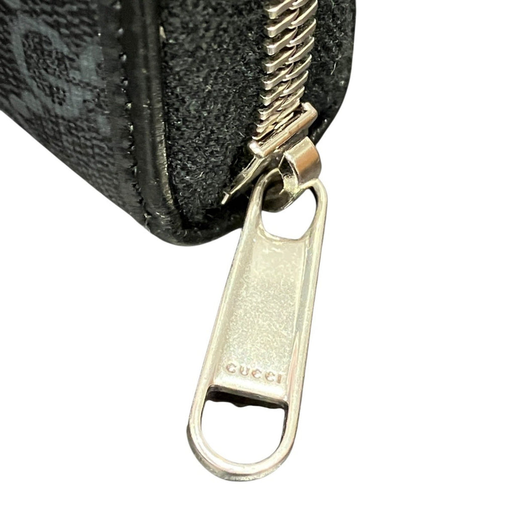 Gucci Black Gg Supreme Long Wallet (Bi-Fold) (Pre-Owned)