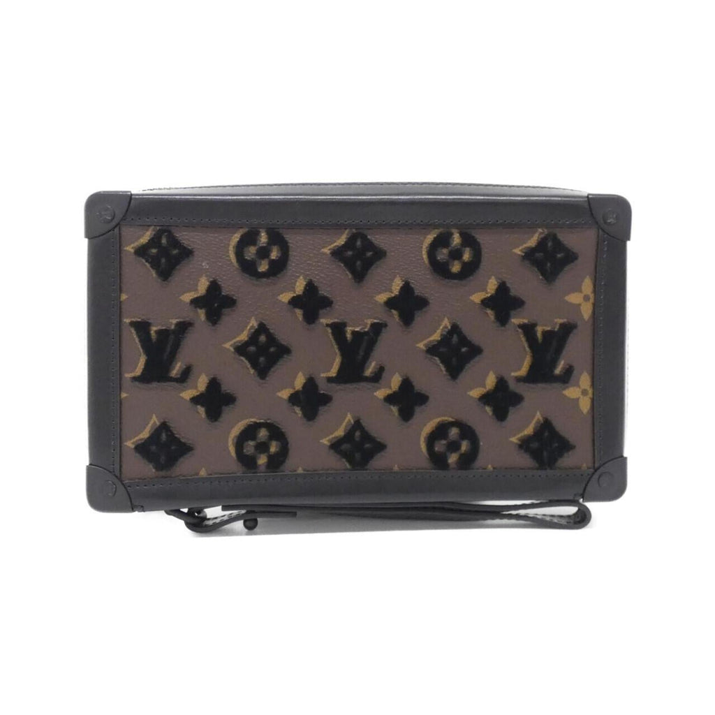 Louis Vuitton Black Marron Monogram Coated Canvas Handbag (Pre-Owned)