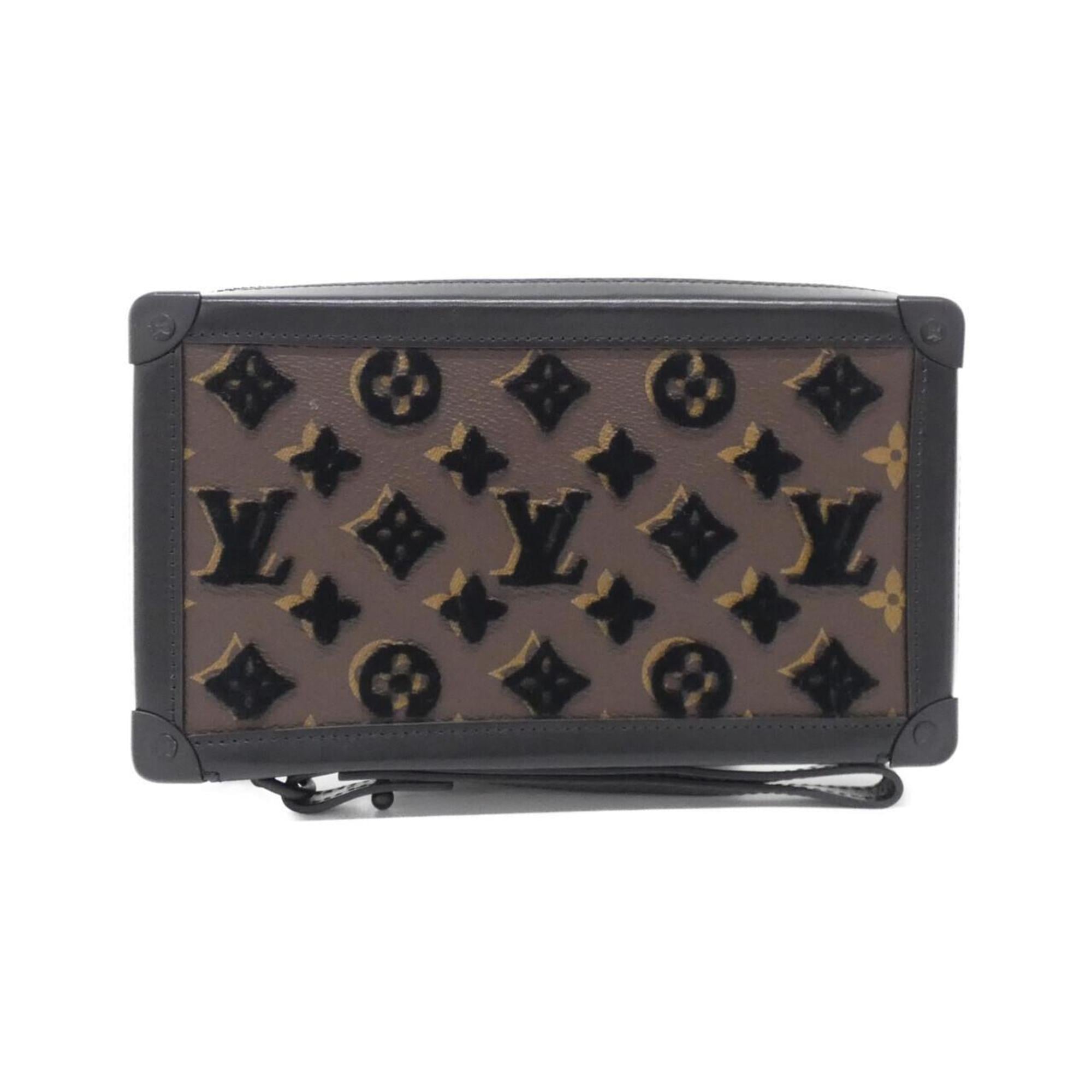 Louis Vuitton Black Marron Monogram Coated Canvas Handbag (Pre-Owned)