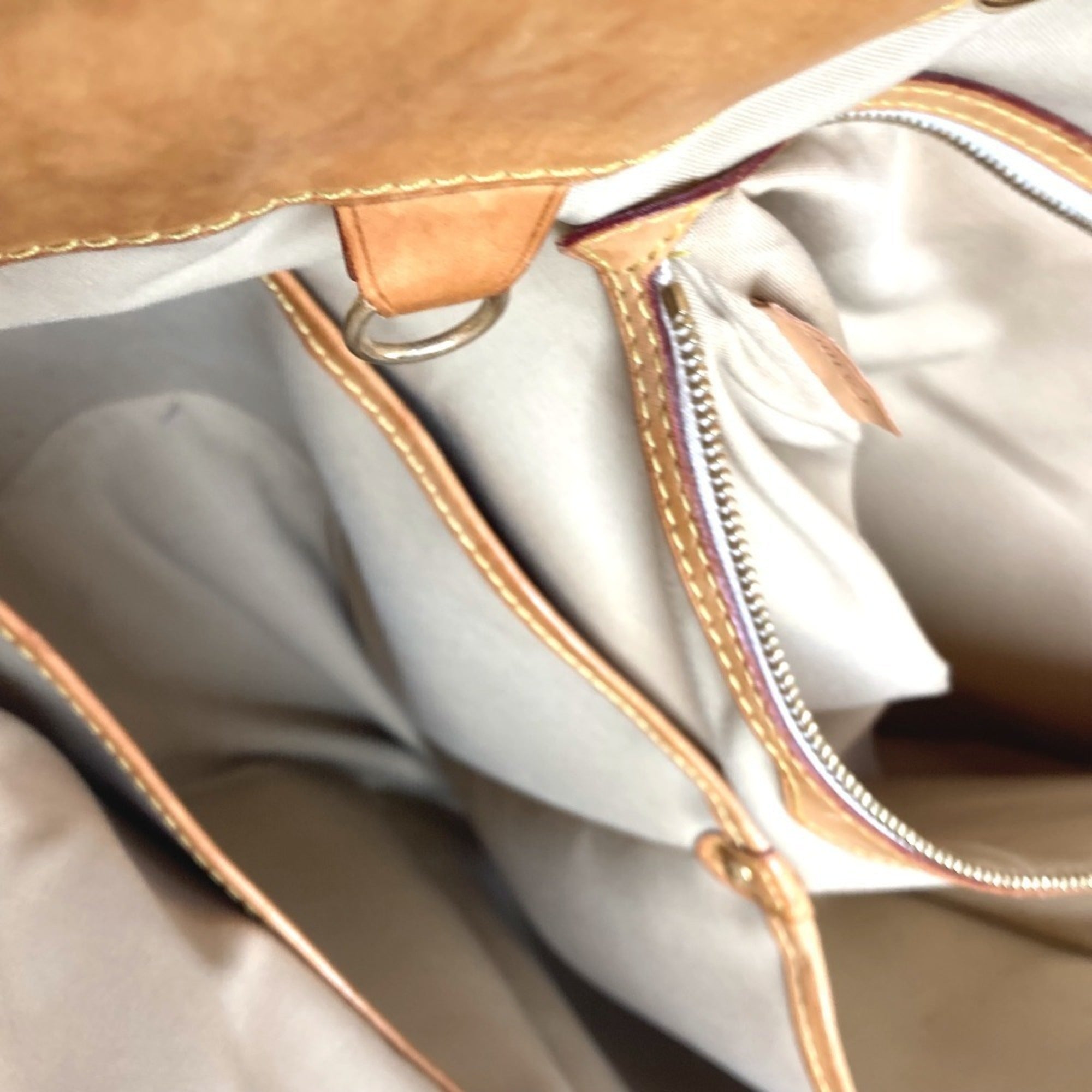 Louis Vuitton White Damier Azur Shoulder Bag Tote Bag (Pre-Owned)