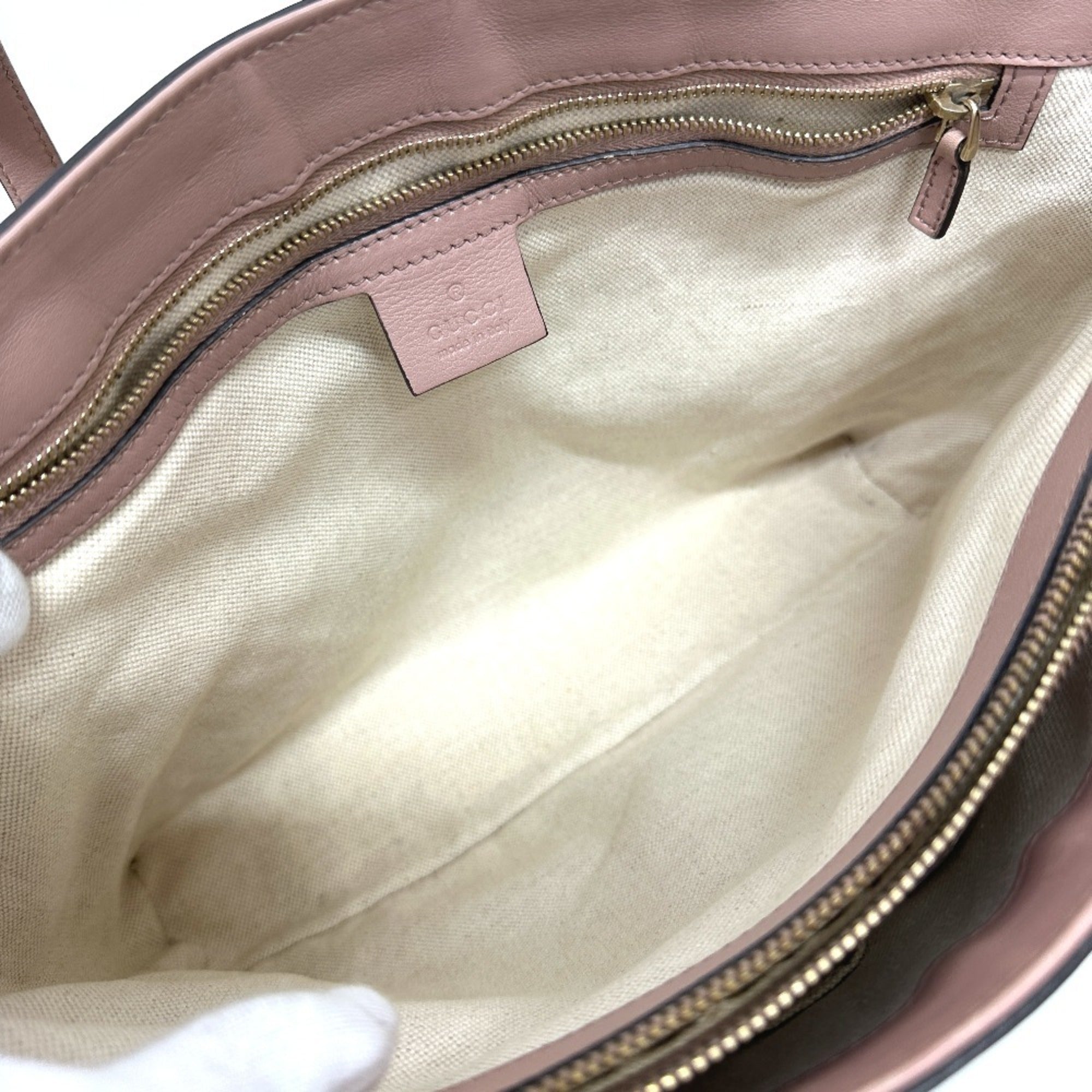 Gucci Beige Handbag Tote Bag (Pre-Owned)