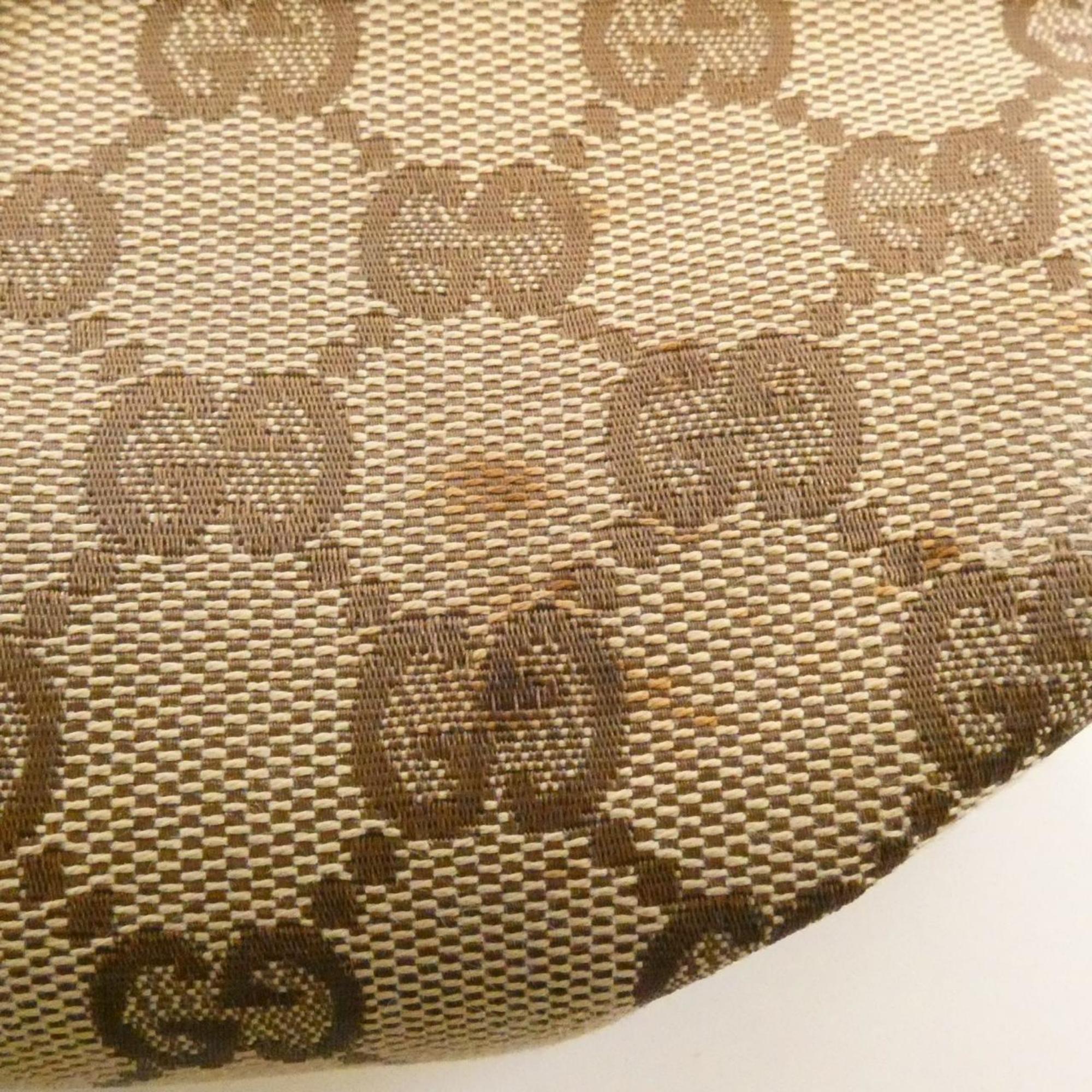 Gucci Beige Brown Gg Canvas Fanny Pack (Pre-Owned)