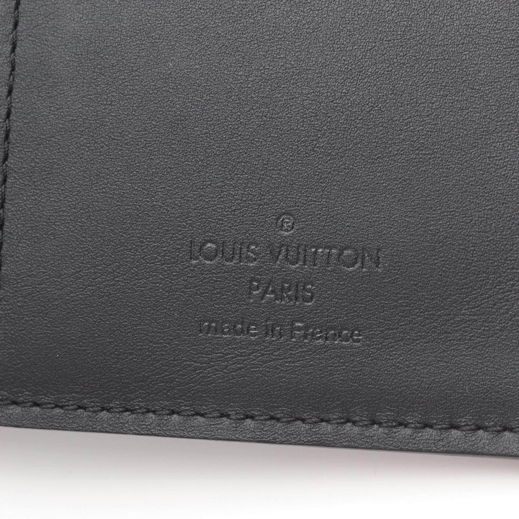 Louis Vuitton Black Onyx Damier Infini Leather Long Wallet (Bi-Fold) (Pre-Owned)