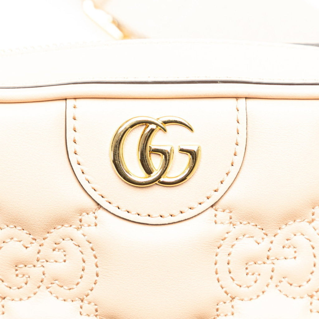 Gucci Beige Leather Shoulder Bag (Pre-Owned)