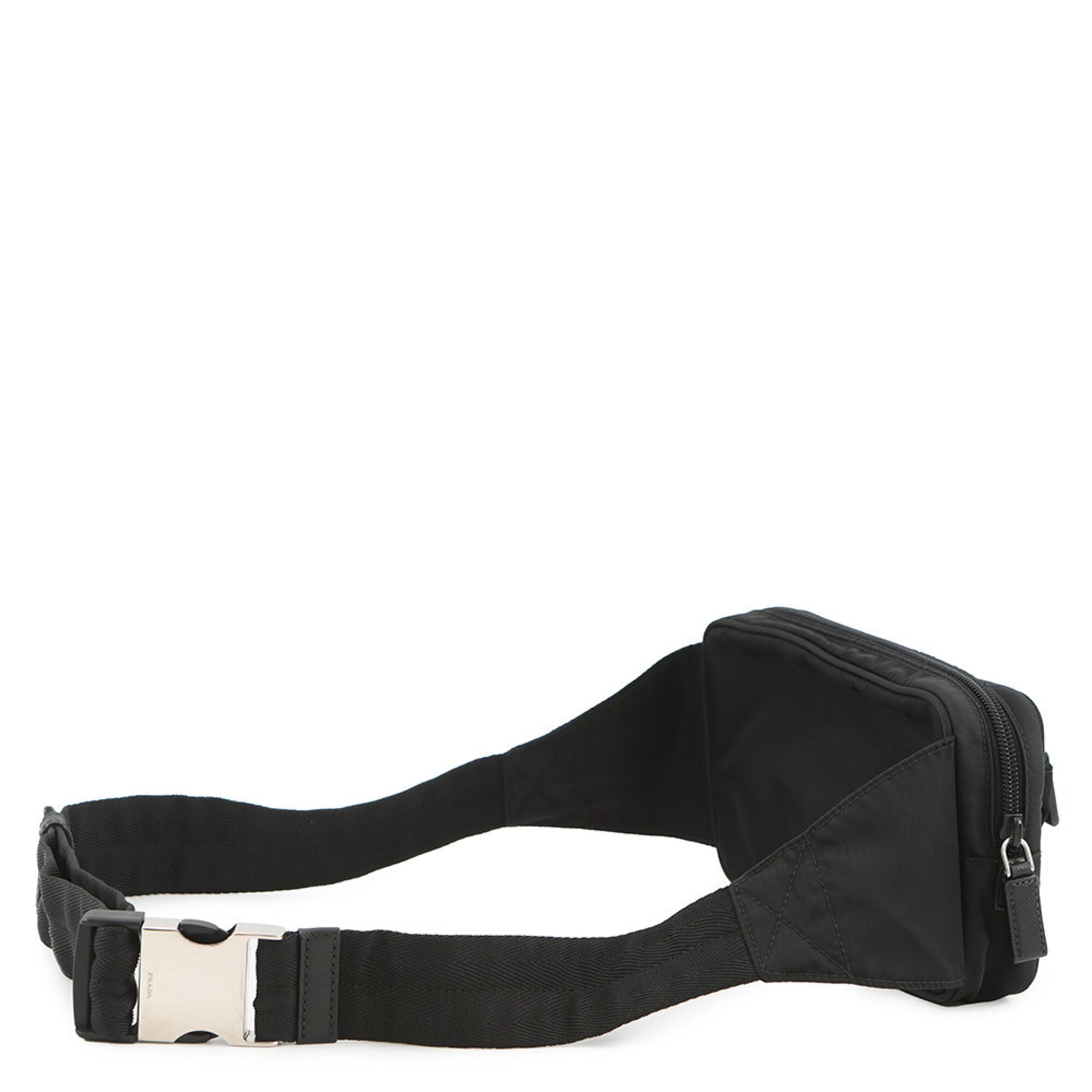 Prada Saffiano Black Nylon Sling Bag (Pre-Owned)