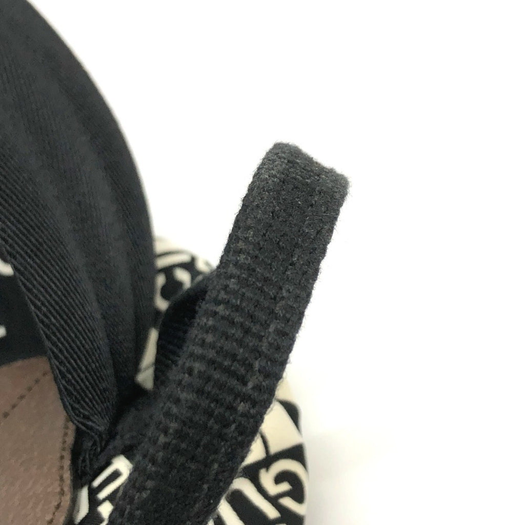 Gucci Black Brown White Nylon Leather Backpack (Pre-Owned)