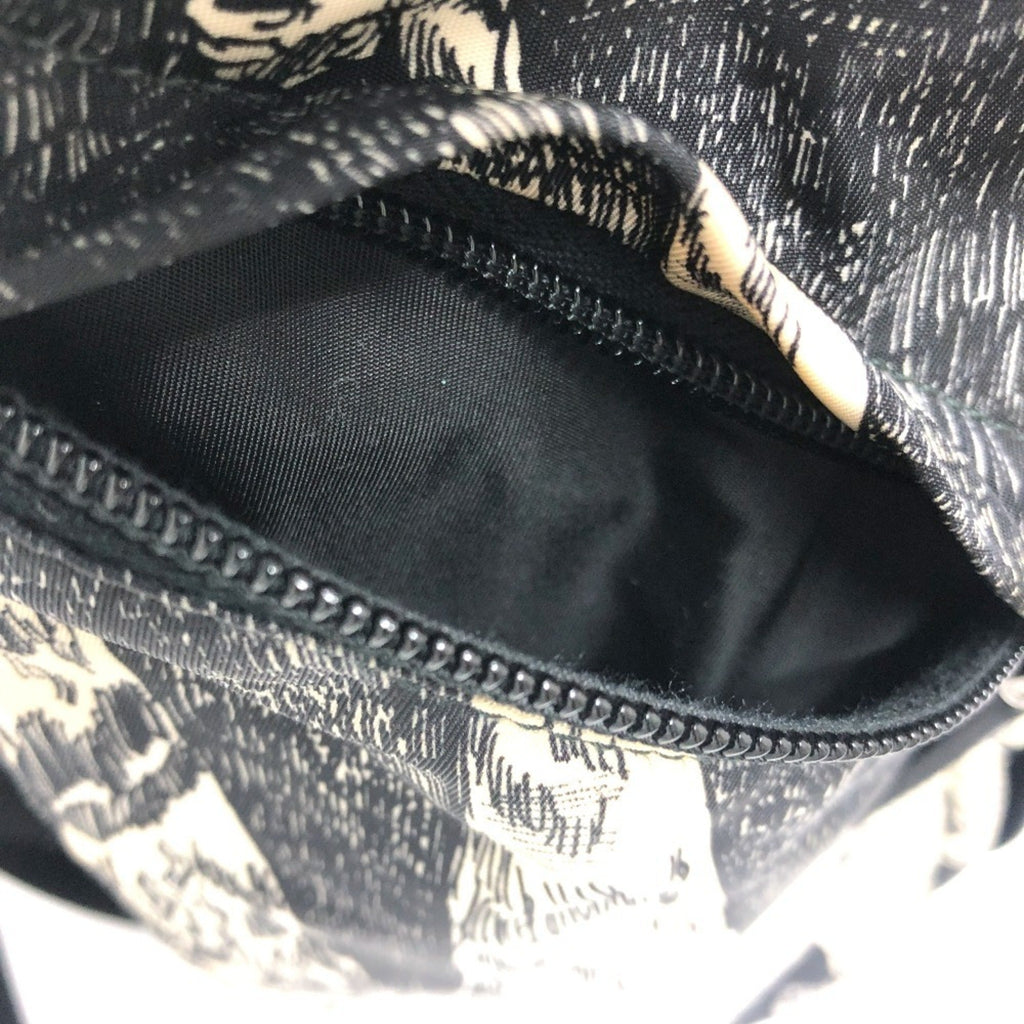 Prada Black White Nylon Backpack (Pre-Owned)