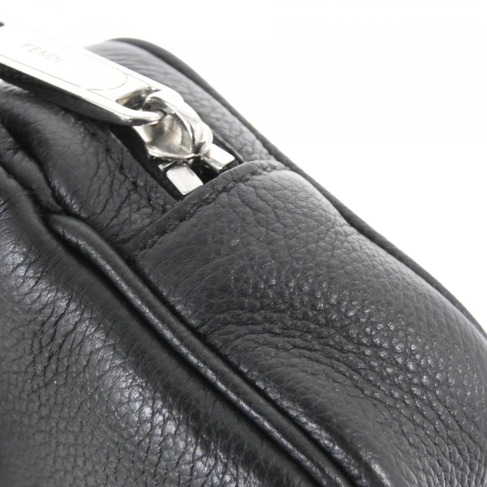 Fendi Black Leather Fanny Pack (Pre-Owned)