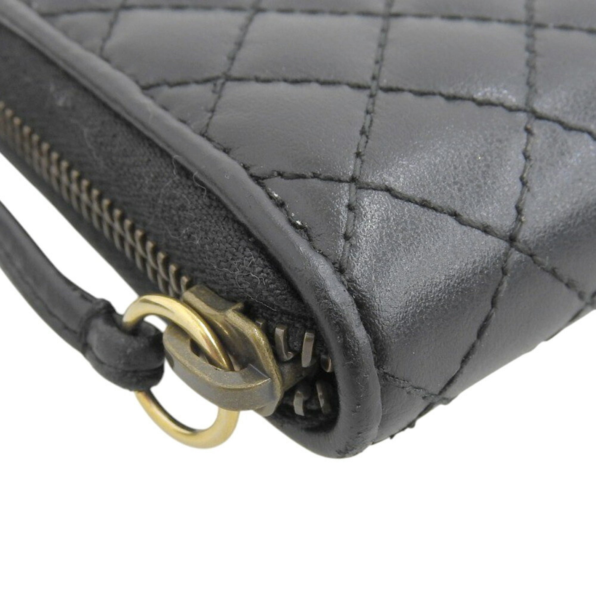 Gucci Black Leather Long Wallet (Bi-Fold) (Pre-Owned)