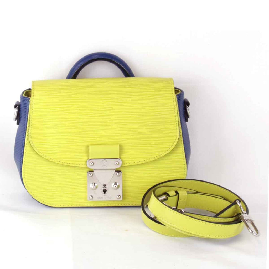 Louis Vuitton Yellow Epi Leather Handbag (Pre-Owned)