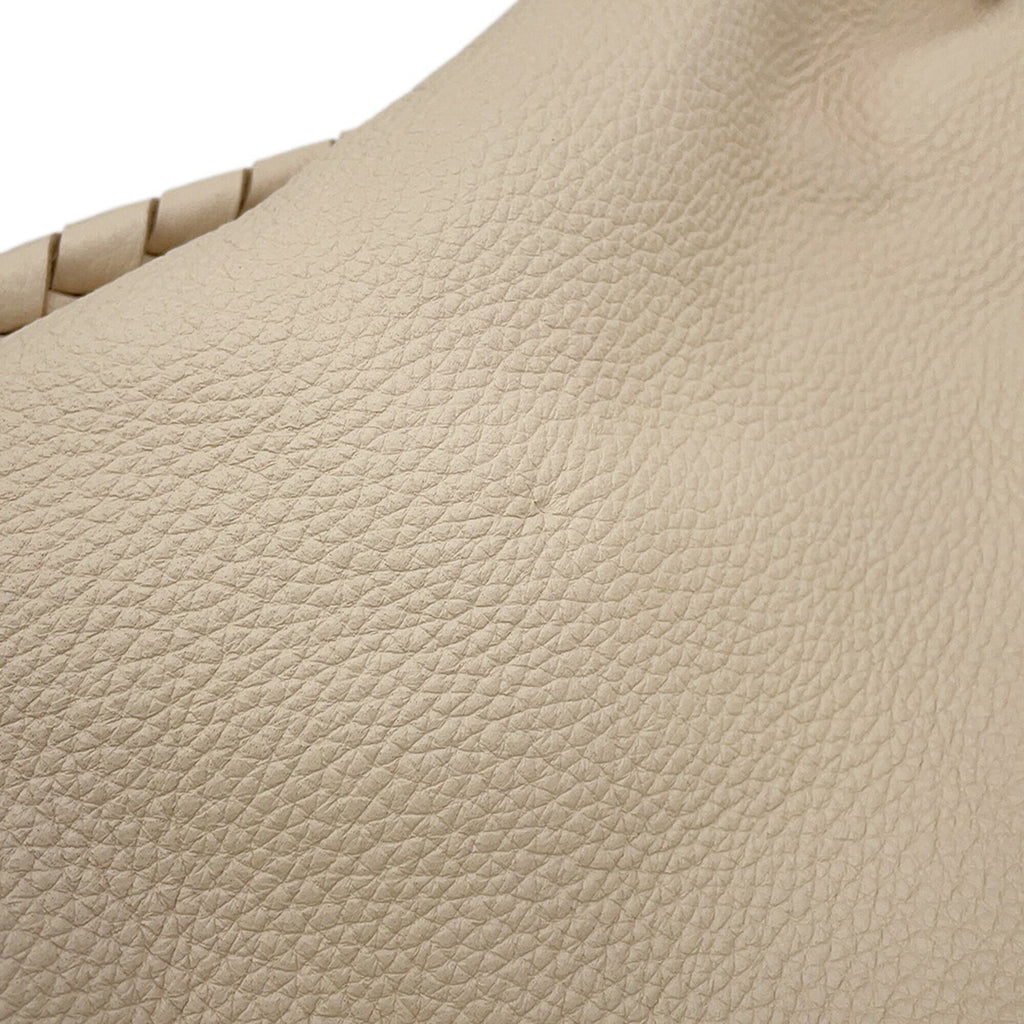 Bottega Veneta Black Ivory Leather Handbag (Pre-Owned)
