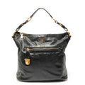 Prada Black Leather Shoulder Bag (Pre-Owned)